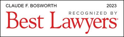Claude Bosworth - 2023 - Recognized by Best Lawyers